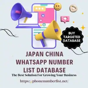 Japan China WhatsApp Number List Database